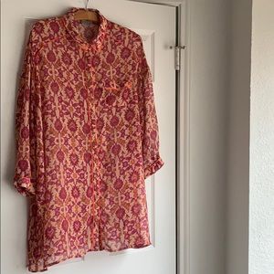 ASOS patterned shirt dress